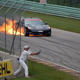 Illustration for article titled Racing Corvette Catches Fire In Dramatic Fashion